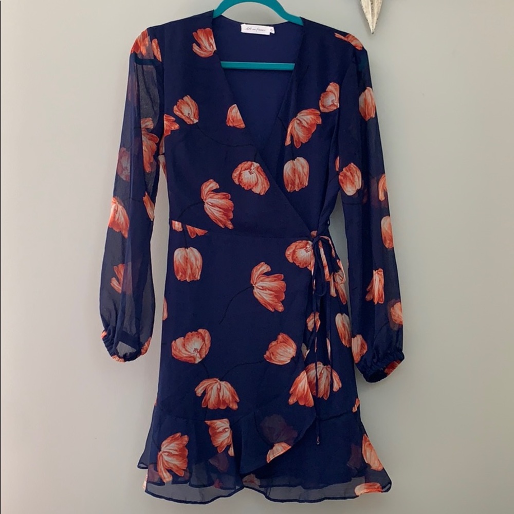 Wrap Floral Dress